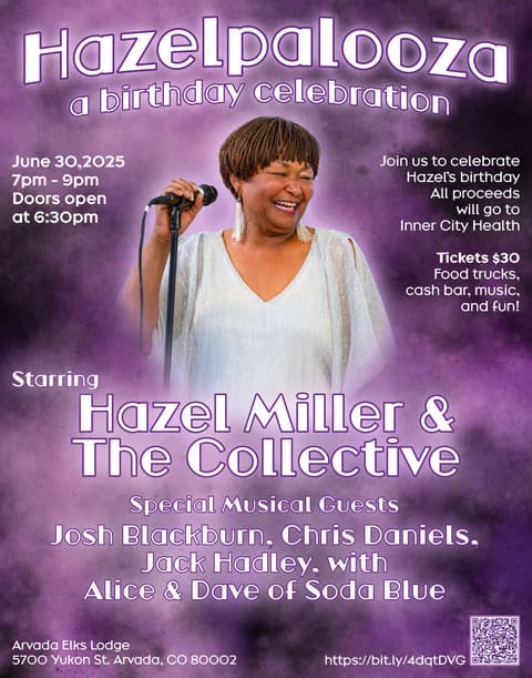 Hazel Miller Birthday Event Poster